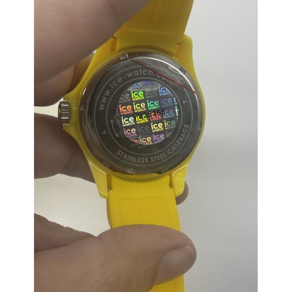 Rare 2012 Ice World Sweden Edition Big Unisex Yellow Blue Analogue Watch New main image 8